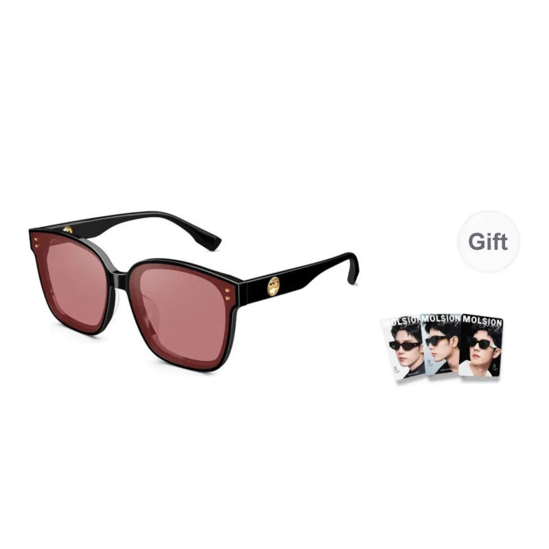MOLSION Plate Frame Square Sunglasses Unisex Multicolor-27