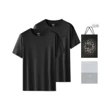 100% cotton 2 Pack (Black+Black) with Shopping Bag Included