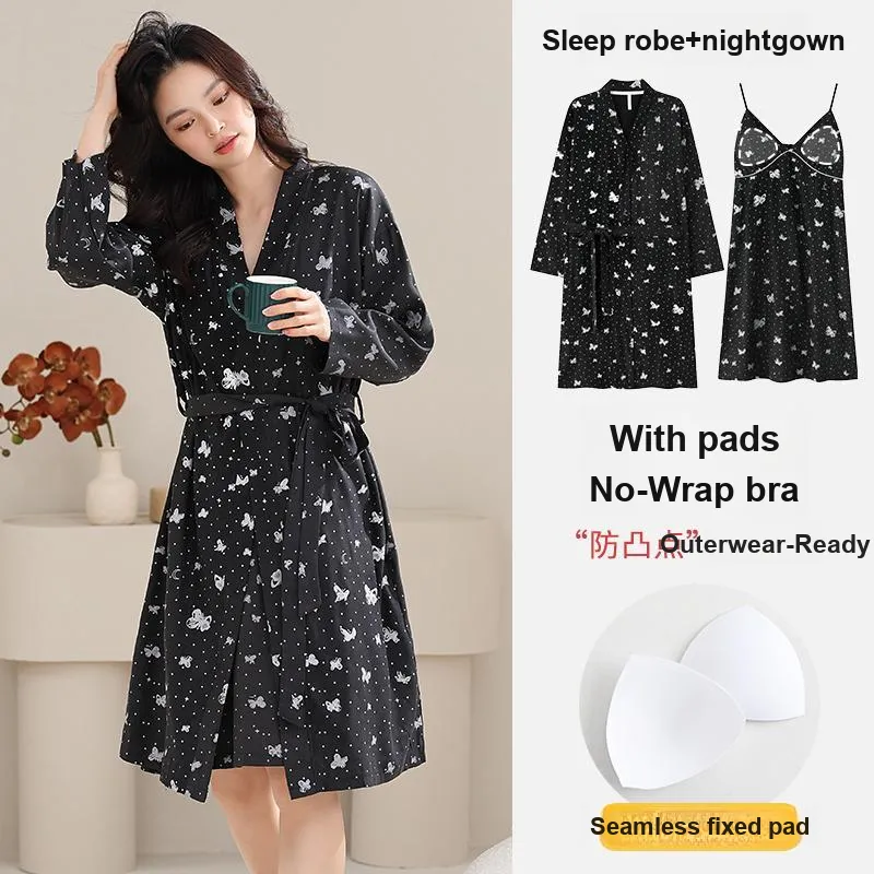 NOME Nightgown Sleep Robe Women's-7