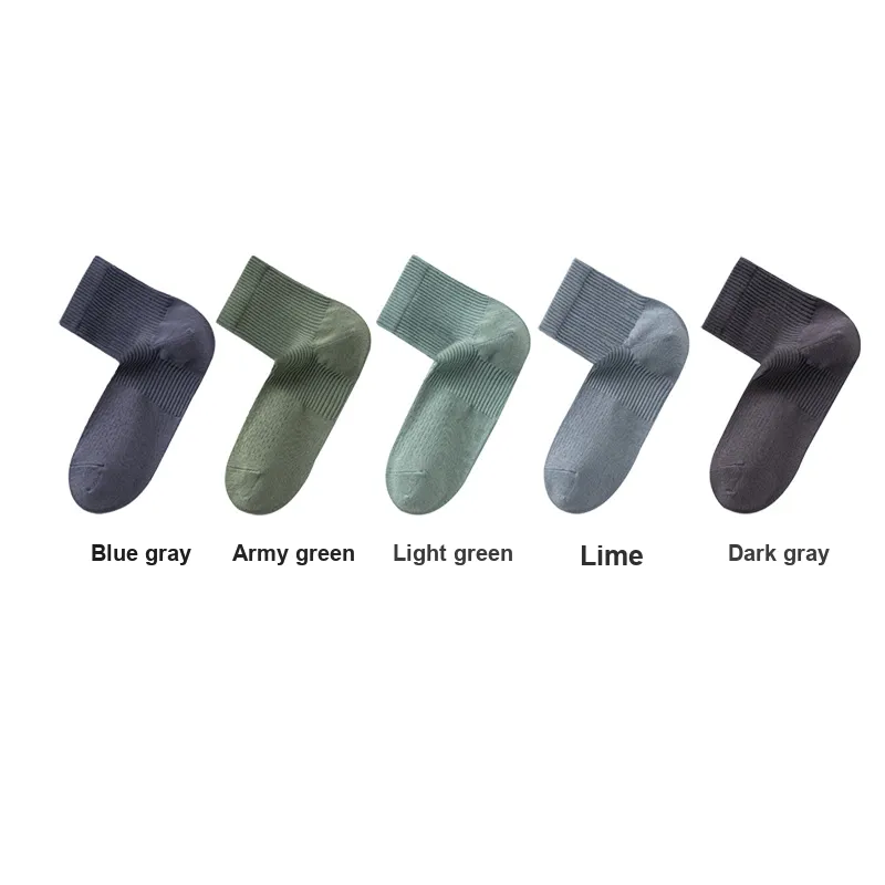 H YXIANG Mid Calf Socks Men's Combo Set-5