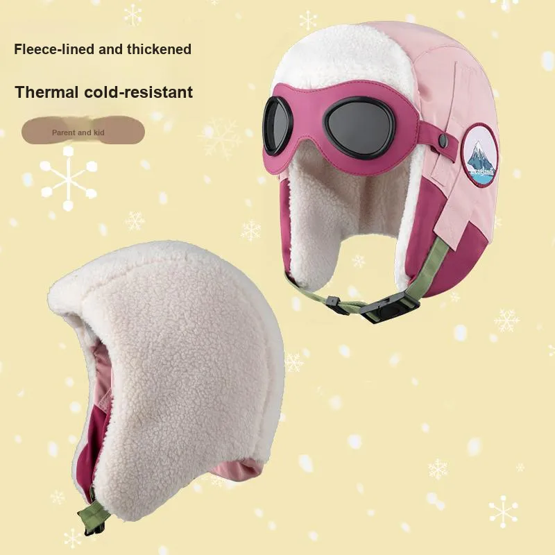 Shizhu With Glass Trapper Hats Unisex-11