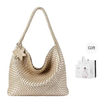 TUCANO PU Shoulder Bag Regular Women's Champagne Gold/Moonlight Silver