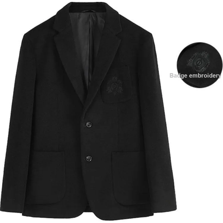 DAVID NAMAN Business Suits Coats Men's Black
