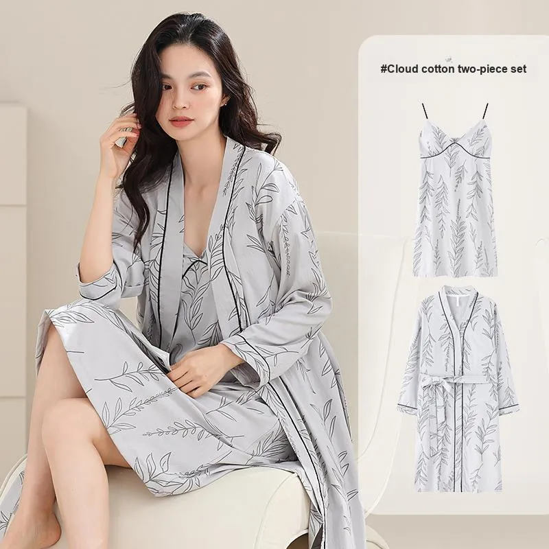 Pretty Lady Pajama Set Women's Light Gray-4
