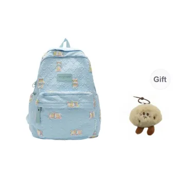 URBAN FOREST Nylon Backpack Regular Unisex Blue/Purple/Pink/Black/White