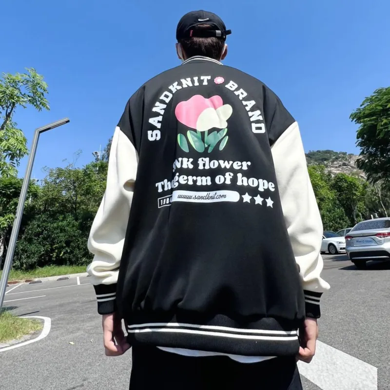 SandKnit Baseball Jacket Unisex-4