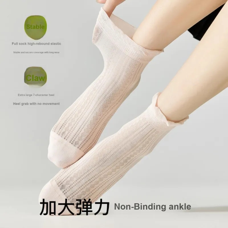 Temooues Mid Calf Socks Women's Combo Set-1