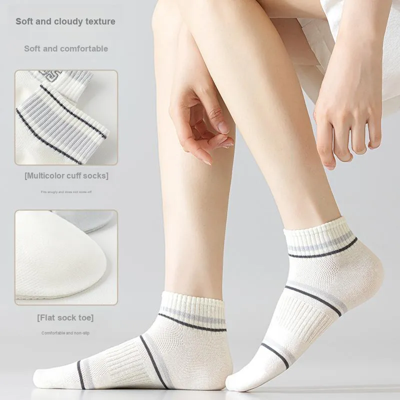 BOBONVSHEN Mid Calf Socks Unisex 5 Pack-4