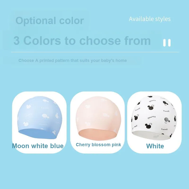Kawasaki Swimming Caps Silicone Swim Kids'-3