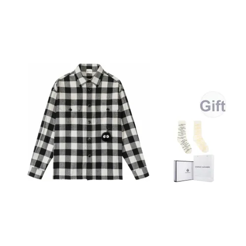 Charlie Luciano Рубашка Унисекс Черно-белая