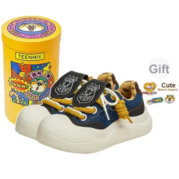 FENGKUANGDONGWUCHENG x Teenmix Leopard Cubs Low Top Skateboard Shoes Women's