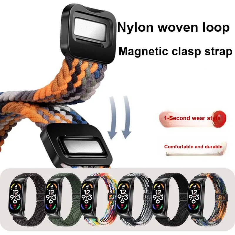 CHRROTA Watch Band Xiaomi Compatibility Nylon Material-8