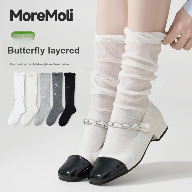 Moremoli Knee-High Socks Women's 2 Pack-7