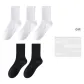 [7A Antibacterial Odor-Resistant, 5 Pack]3 Pack White+2 Pack Black