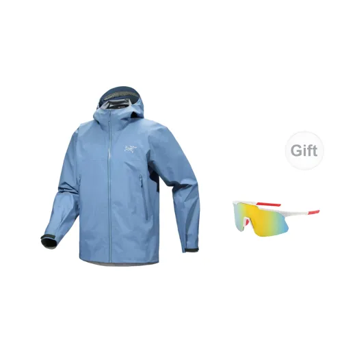 Arcteryx Beta Series Windbreaker Jackets Men Polished Stone Blue