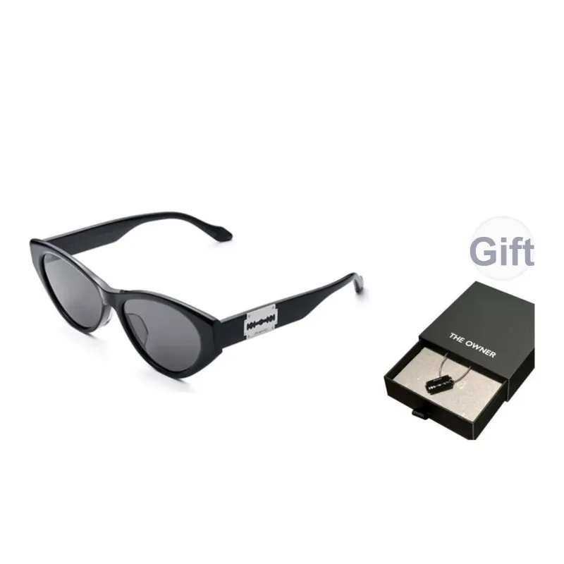 THE OWNER Plate Frame Cat Eye Sunglasses Unisex-0