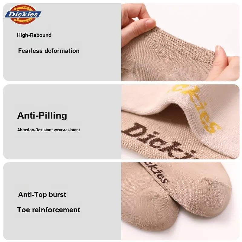Dickies Minimalist Comfortable Versatile Fall And Winter Ankle Socks Men's-11