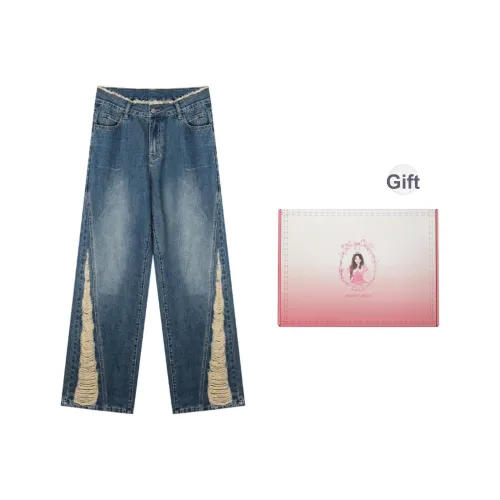 Annie The Темный Child Джинсы Gift Box Set Женские Винтажный синий