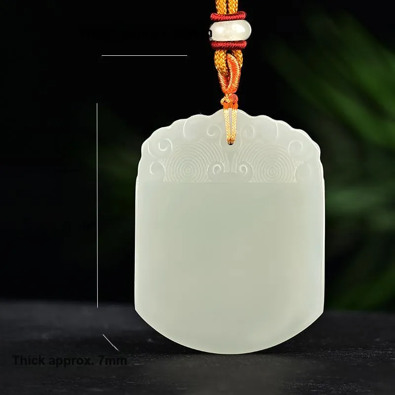 KUNYUYAO Pendants White Jade/Pale Greenish White Jade Unisex-26