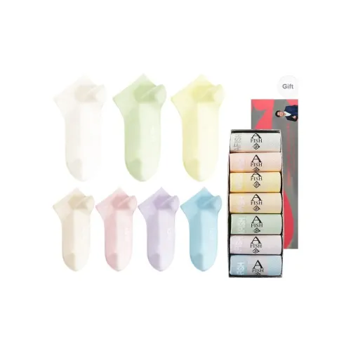 AFISH Низкие носки Женские Подарочная коробка 7 Двойных упаковок