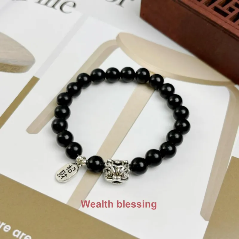 YUFANGCHUN Ebony Bracelets Unisex-1
