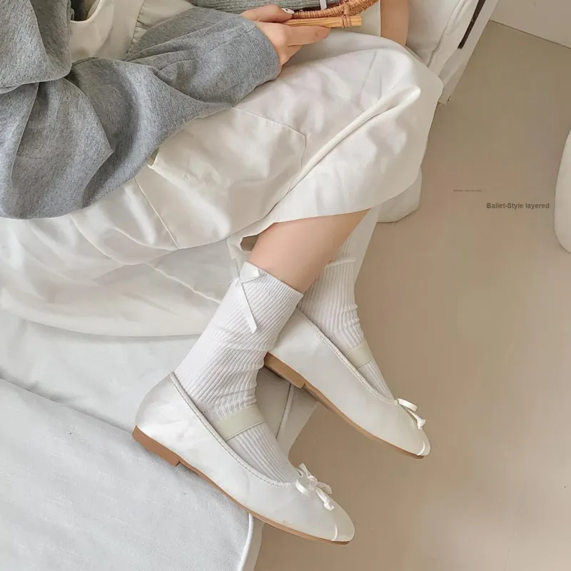XXLLG Mid Calf Socks Women's 4 Pack-6