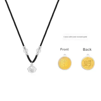 Wylyp 999 Fine Silver Necklaces Women's Silver