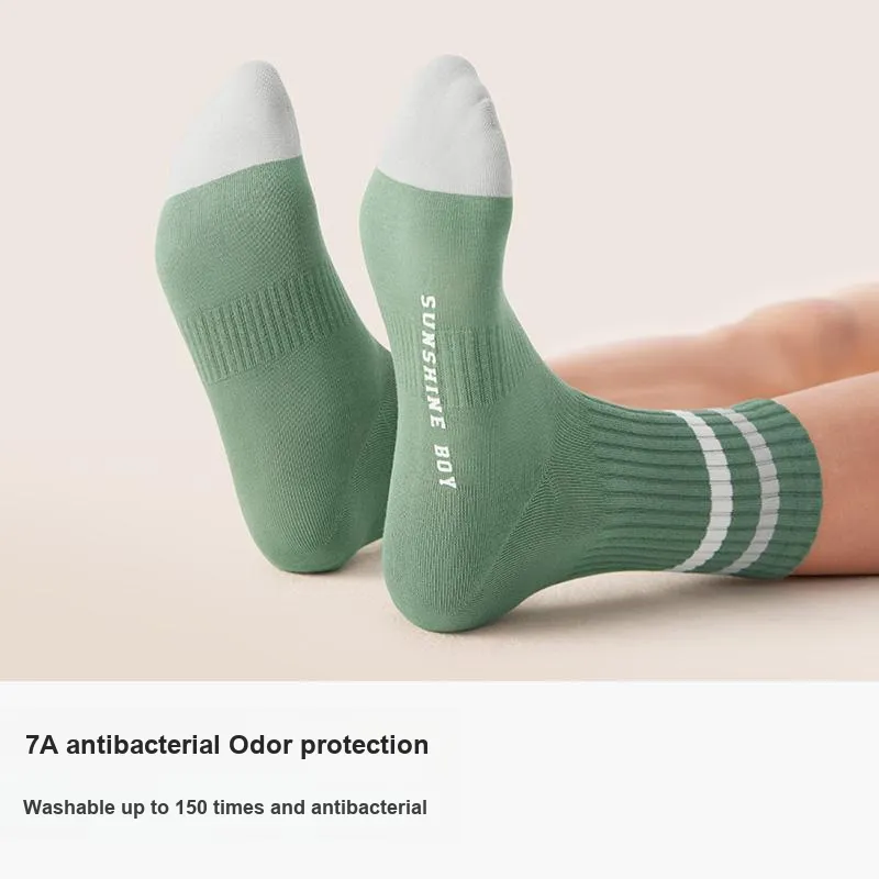 B&C.Room Mid Calf Socks Fall Winter Men's 5 Pack-8