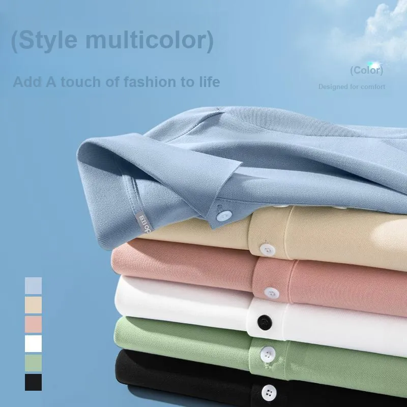 Red bean Polo Shirts Men-8