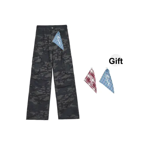 MINGNIKAI Камуфляж Унисекс Карго Брюки