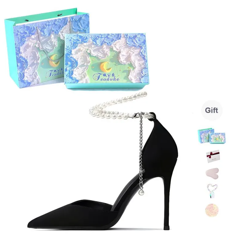 Feo Dvke Slim Heel High Heels 7cm 10cm Women's Gift Box Set-9