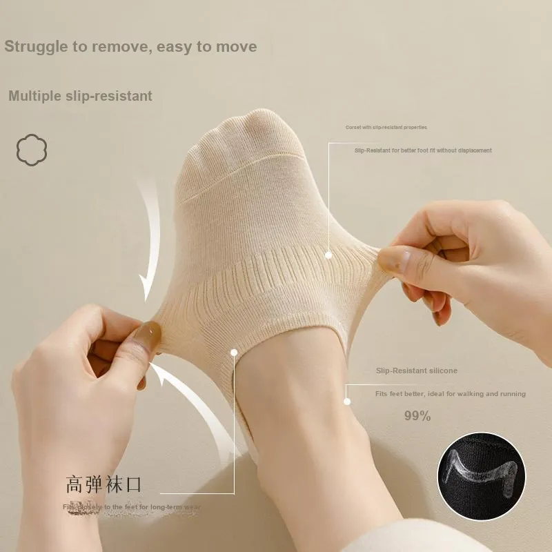 AOKANG Ankle Socks Women's 5 Pack-23
