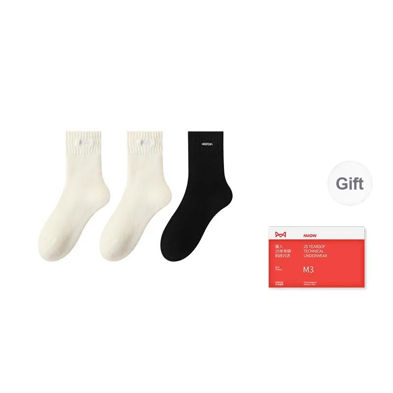 MIIOW Mid Calf Socks Women's Shopping Bag Combo Set-6