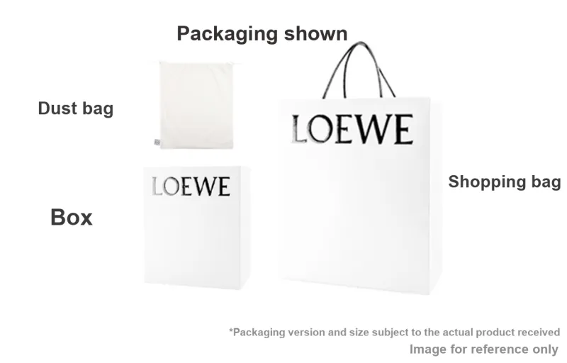 LOEWE Canvas Canvas Bag Envelope Bag Crossbody Bag Small Size Men's Khaki Green-4