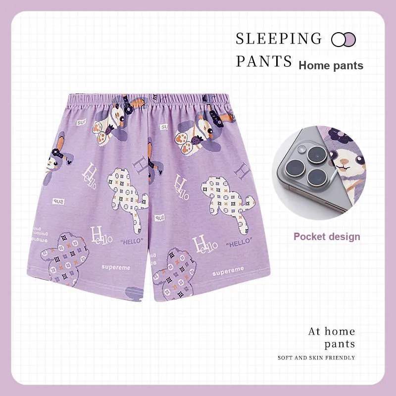 MADALLO Pajama Pants Women's Purple-1