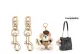 [One Shoulder]Pig Nose 7cm*2 Extender Chain+Free Bear Pendant