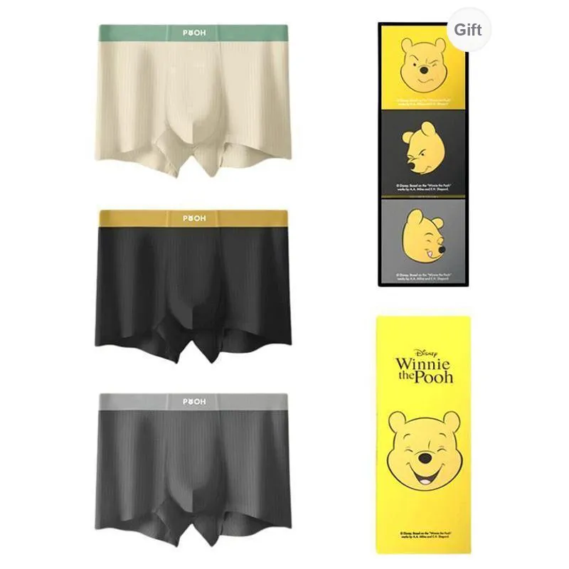 Disney Winnie The Pooh Series Underpants Men's 3 Pack-7