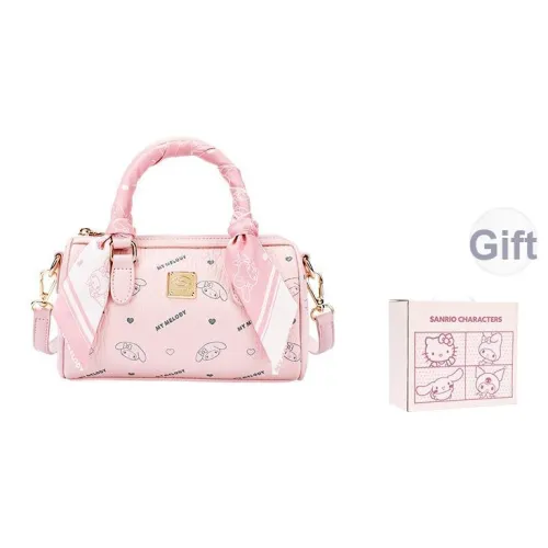 MESUCA Sanrio Melodi Синтетическая кожа Одно плечо Портативная сумка Boston Женская Розовая