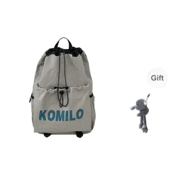 BRABOSTON Nylon Backpack Unisex Gray/Black/Khaki/Coffee