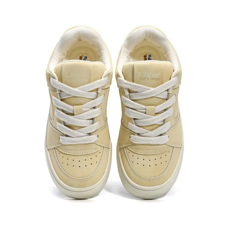 Dafu Leaps Forward Box Included Puffy Shoes Wear-Resistant Breathable Slip-Resistant Low-Top Skateboard Shoes Women's-39