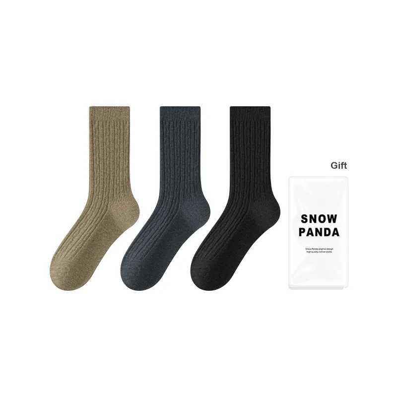 XXLLG Mid Calf Socks Women's Box Of 3 Pairs-5