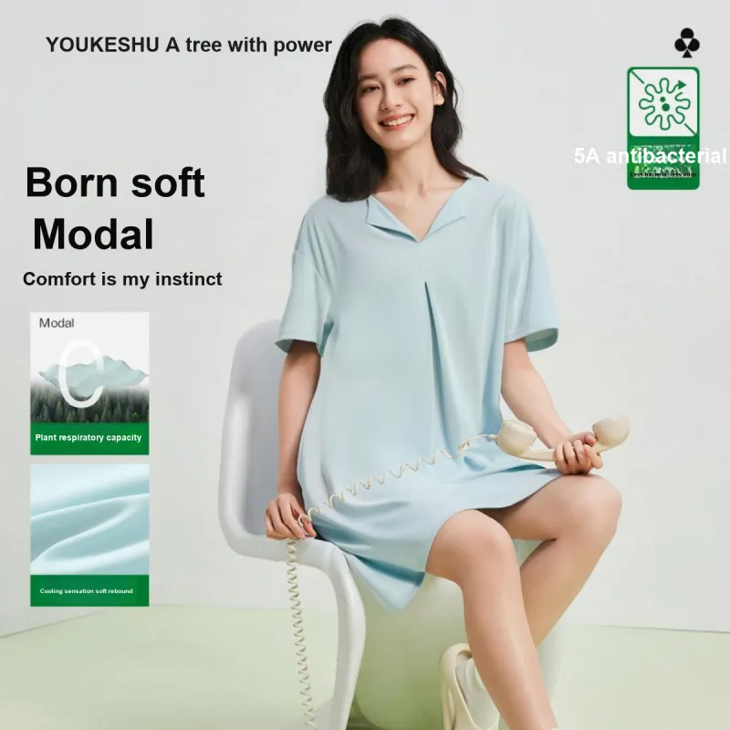 YOUKESHU Nightgown Women's Shopping Bag-12