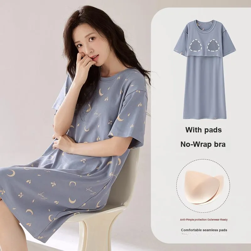 XIA.WA.ZHI.XIU Nightgown Women's Gift Box Set-1
