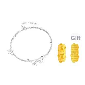 SFER S925 Silver Anklets Women's