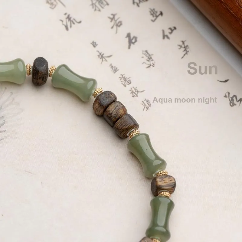 Xianyuan Hetian Jade Bracelets White Jade/Pale Greenish White Jade Unisex-2