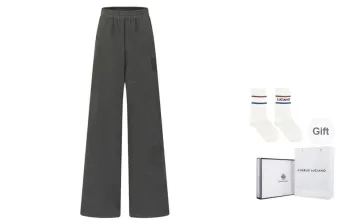 Charlie Luciano Casual Pants Unisex Dark Gray