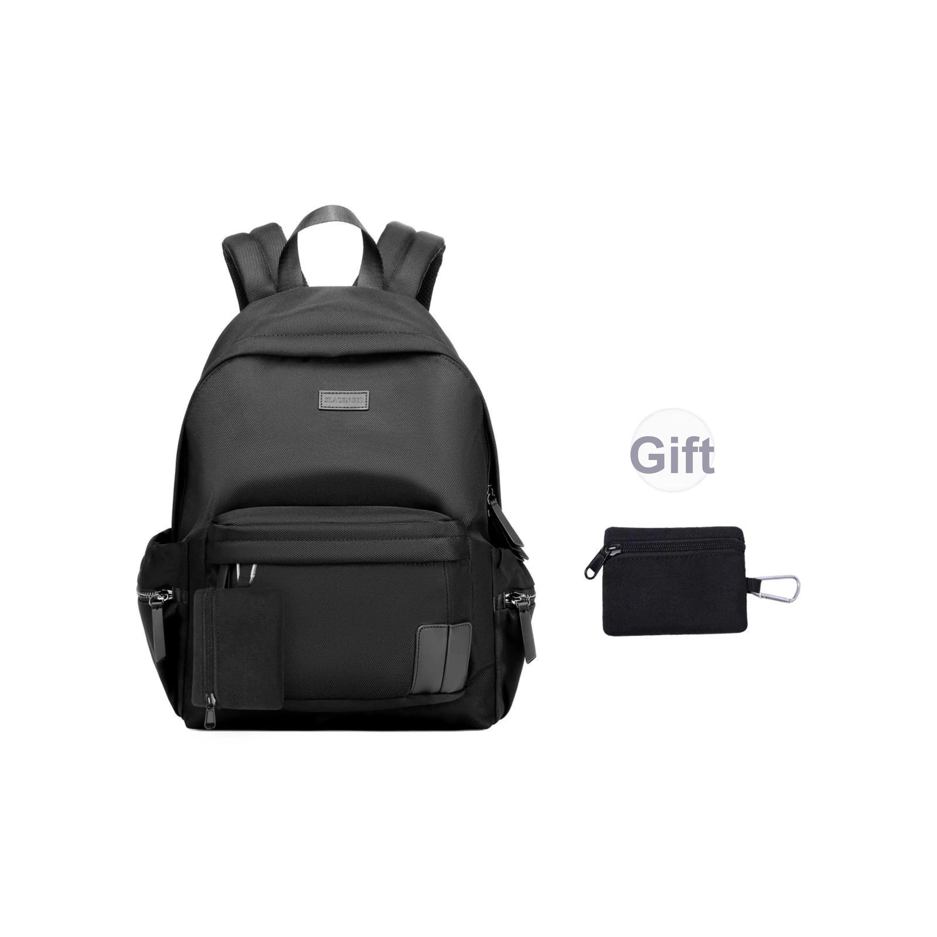 Slazenger Водонепроницаемый Холст Рюкзак Средний Унисекс Черный