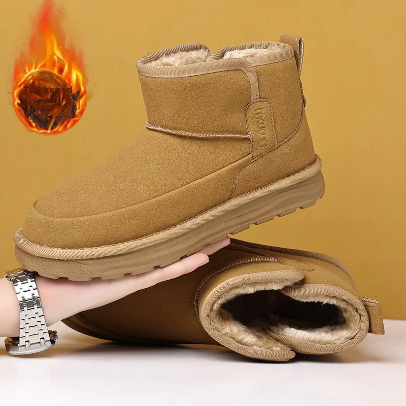 Wooden Rabbit Thermal Short Snow Boots Men's-6