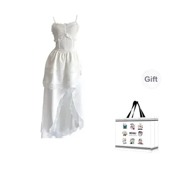 BDGU Slip Dresses Women's White