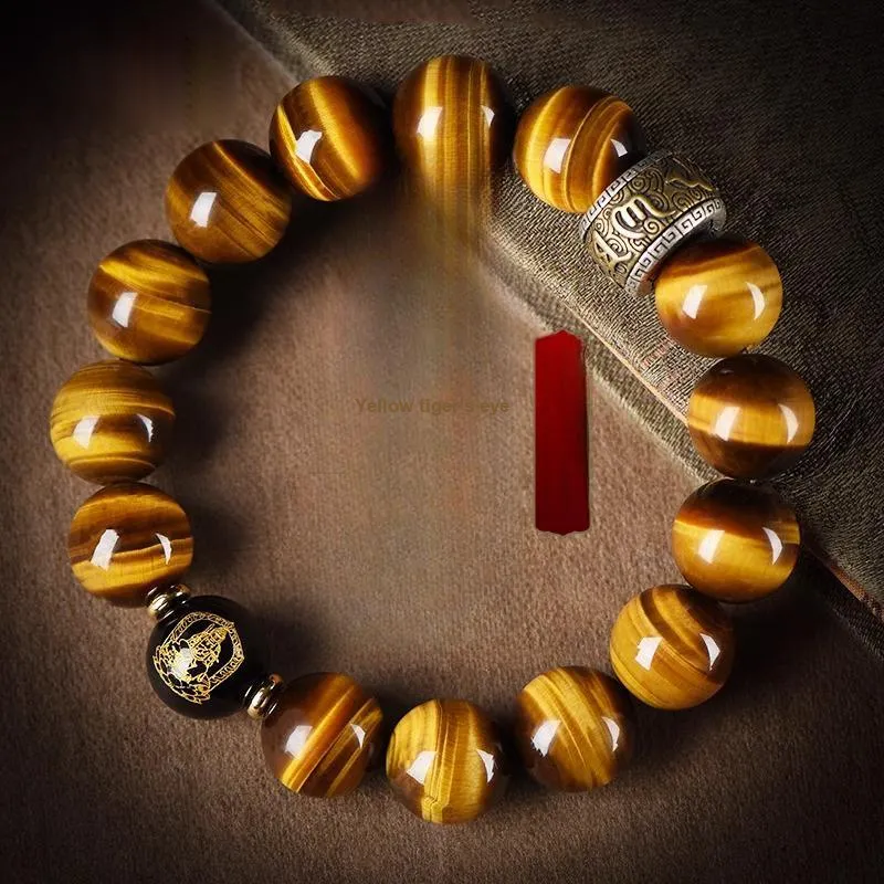 Yi Mingju Tiger's Eye Stone Bracelets Unisex-1